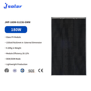 Glass PV Module丨180W丨Accept Customization