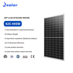 N Type丨M7N54BH丨425-445W