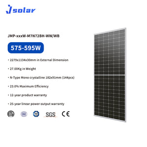 N Type丨M7N72BH丨575-595W