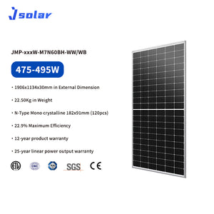 N Type丨M7N60BH丨475-495W